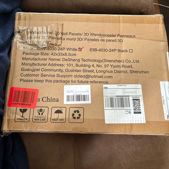 24Pk 3D PVC WaterproofGeometricTextured Interior Decor Wall Tiles 15.7" x 11.8" - Picture 8 of 8